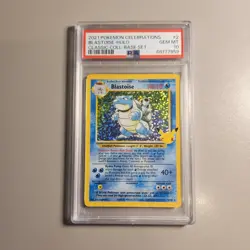 2021 Pokemon Celebrations Blastoise PSA 10 Classic Collection #2 - Image 1