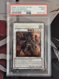 Yu-Gi-Oh - Goyo Guardian - TDGS-EN042 - Ultimate Rare - 1st Edition - PSA 9 -TCG - Image 1