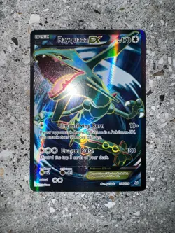 Pokemon TCG Cards Rayquaza EX 104/108 Roaring Skies Full Art Ultra Rare Holo - Image 3