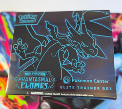 Phantasmal Flames Pokemon Center Exclusive Elite Trainer Box ETB Sealed w/ Case! - Image 1