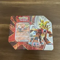 2024 Pokemon TCG Paradox Destinies Tin Gouging Fire (5 packs) Factory Sealed - Image 1