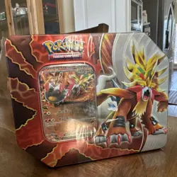 2024 Pokemon TCG Paradox Destinies Tin Gouging Fire (5 packs) Factory Sealed - Image 3