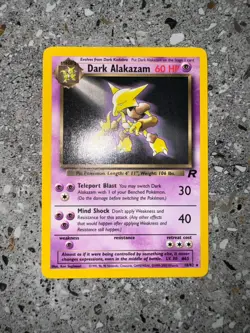 Pokemon TCG Cards Dark Alakazam 18/82 Team Rocket Rare NM - Image 3
