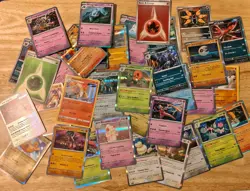 Pokemon TCG 350+ Bulk Cards 90+ Holos & Reverse & 5 Ex Cards, S&V & SWSH - Image 1