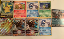 Lot of 9 Pokemon TCG Jumbo Cards V, Vstar and Vmax - Image 1