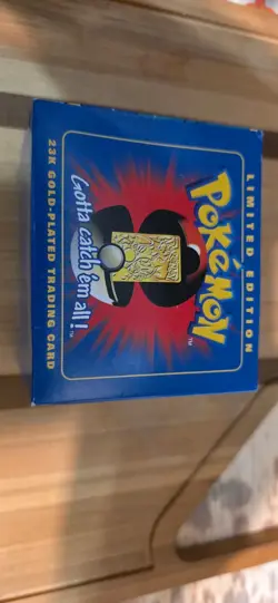 1999 Burger King Pokemon 23K Gold Plated Card Charizard Pokeball NIB Sealed [189 - Image 2