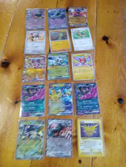 Pokemon Card Lot 15 Ultra Rare Korean Vintage Zapdos Mega Lot Base Japanese - Image 1