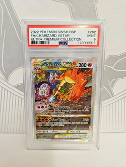 PSA 9 Charizard VSTAR SWSH262 Ultra Premium Collection Promo Pokemon Card - Image 1