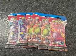Lot (6) Pokemon TCG Sword And Shield Battle Styles Sleeved Booster Packs - NEW - Image 1