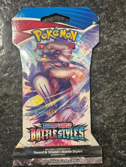 Lot (6) Pokemon TCG Sword And Shield Battle Styles Sleeved Booster Packs - NEW - Image 4