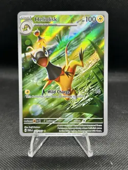 Pokemon TCG Twilight Masquerade Heliolisk Illustration Rare Holo Card 177/167 - Image 1