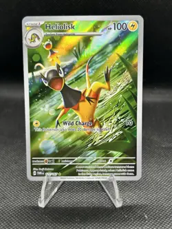 Pokemon TCG Twilight Masquerade Heliolisk Illustration Rare Holo Card 177/167 - Image 2