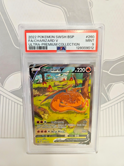 PSA 9 Charizard V SWSH260 2022 Pokemon Ultra Premium Collection Promo Mint - Image 1
