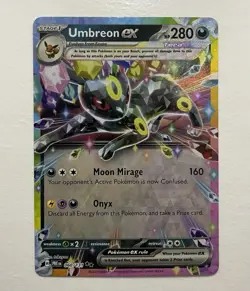 Pokemon TCG Umbreon EX 060/131 Double Rare Holo Card NM - Image 1