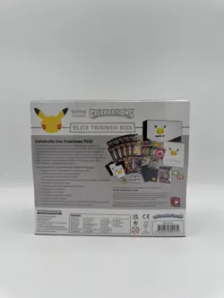 Pokemon Celebrations Elite Trainer Box ETB 25th Anniversary New Factory Sealed 820650809439 - Image 2