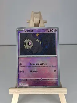 Pokemon TCG Duskull Prismatic Evolutions 35/131 Master Ball Reverse Holo NM - Image 1
