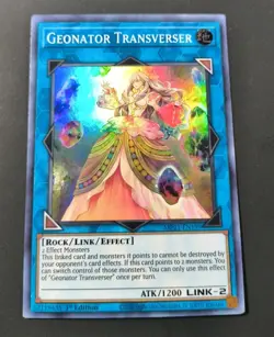 Yu-Gi-Oh! Geonator Transverser Super Rare Card MP21-EN199 1st Edition NM - Image 1