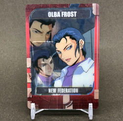 OLBA FROST New Federation Gundam Wafer Card MORINAGA Megahouse Japanese anime - Image 1