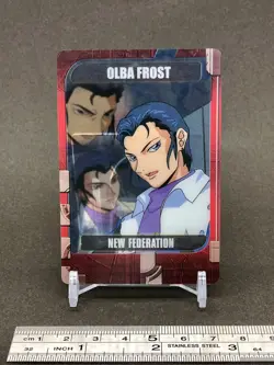 OLBA FROST New Federation Gundam Wafer Card MORINAGA Megahouse Japanese anime - Image 2