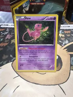 Pokemon Mew TCG Holo Rare Card 29/124 XY Fates Collide 2016 - Image 1