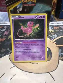 Pokemon Mew TCG Holo Rare Card 29/124 XY Fates Collide 2016 - Image 2