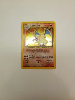 2000 Charizard base set 2 English Holo 4/130 Pokemon TCG Card - Image 1