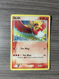 Ho-Oh 1/17 Promo POP Series 5 Holo Rare Vintage Ex Era Pokemon Card HP BLEED - Image 1