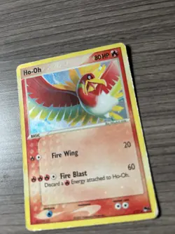 Ho-Oh 1/17 Promo POP Series 5 Holo Rare Vintage Ex Era Pokemon Card HP BLEED - Image 3
