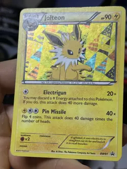 Jolteon BW91 Black Star Promo 2013 Holo Rare Pokemon Card TCG - Image 5