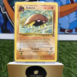 1st Ed Kabuto Non-Holo WOTC Pokemon Card 50/62 Fossil Set NM/MT - Image 1
