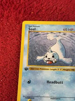 1st Edition Seel 041/102 Base Set (Shadowless) Regular Wotc Pokemon Card Lp - Image 2