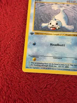 1st Edition Seel 041/102 Base Set (Shadowless) Regular Wotc Pokemon Card Lp - Image 3