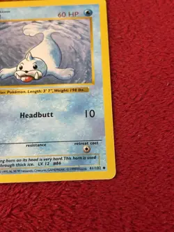 1st Edition Seel 041/102 Base Set (Shadowless) Regular Wotc Pokemon Card Lp - Image 4