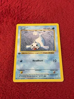 1st Edition Seel 041/102 Base Set (Shadowless) Regular Wotc Pokemon Card Lp - Image 5