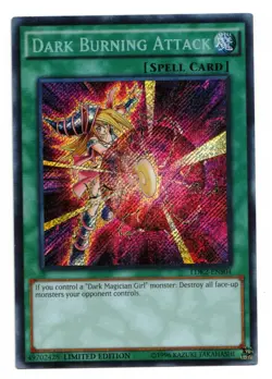 Yu-Gi-Oh Card: Dark Burning Attack LDK2-ENS04 Secret Rare Limited Edition! NM - Image 1