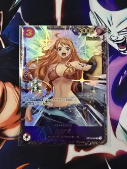 One Piece Card game Japanese Sanji/Nami OP10-005 Flagship Battle Asia Prize - Image 1