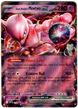 Team Rocket's Mewtwo ex - Holo Promo SV: Scarlet & Violet Promo Cards 216 NM - Image 1
