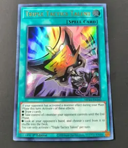 Yu-Gi-Oh! Triple Tactics Talent Ultra Rare Spell Card 1st Edition MP21-EN143 NM - Image 1