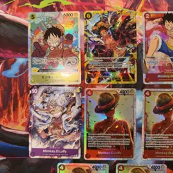 One Piece CCG Monkey D Luffy / 8 Card Lot/ Mixed Sets/ All NM - Image 2
