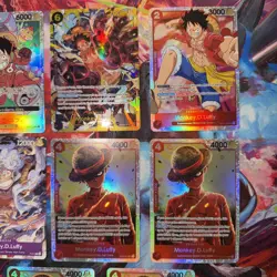 One Piece CCG Monkey D Luffy / 8 Card Lot/ Mixed Sets/ All NM - Image 3