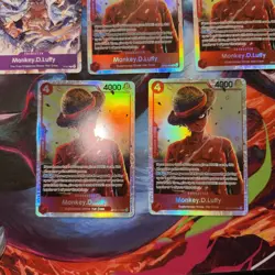 One Piece CCG Monkey D Luffy / 8 Card Lot/ Mixed Sets/ All NM - Image 4