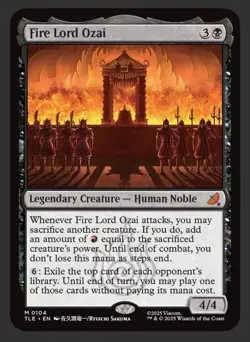 MTG Avatar Eternal Jumpstart M Fire Lord Ozai #0104 - Image 1