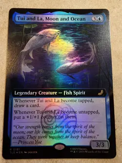 Tui and La, Moon and Ocean - #181 Foil (Extended Art) - Avatar - Mtg - Image 1