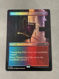 Thundering Falls Foil (Borderless) MTG Murders at Karlov Manor NM - Image 1