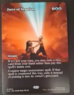 MTG TLE Avatar The Last Airbender Force of Negation Borderless Non Foil 0013 - Image 3