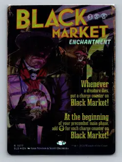 1x FOIL Black Market (1577) Secret Lair Drop SLD MTG Magic NM - Image 1