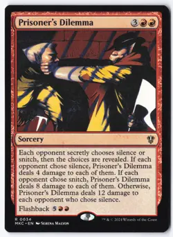 Prisoner's Dilemma R Commander: Murders at Karlov Manor 34 NM - Image 1