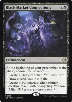 MTG ~ Black Market Connections ~ The Lost Caverns of Ixalan Commander ~ NM - Image 1