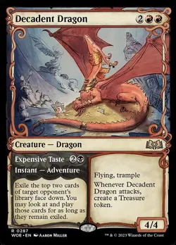 Decadent Dragon-Wilds Of Eldraine-Showcase-Regular-287-NM - Image 1