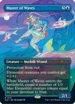 MTG Master of Waves SLD Mythic Normal #1278 - Image 1